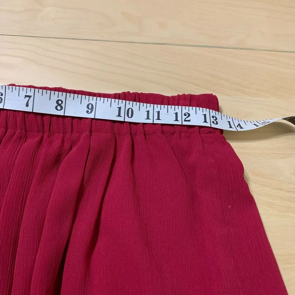 Ann Taylor Loft Crinkle Chiffon Mini Skirt - Picture 2 of 6